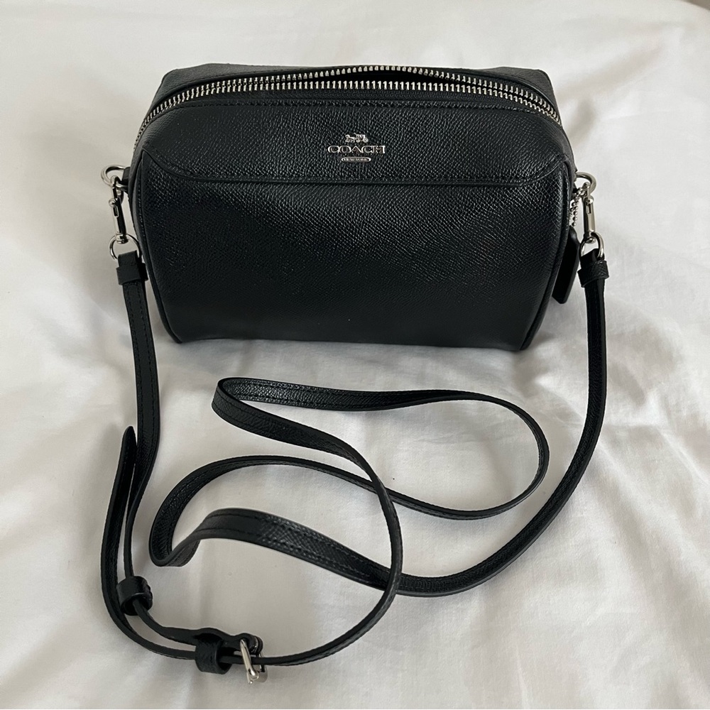 Coach Bennett Leather Crossbody Bag - Black